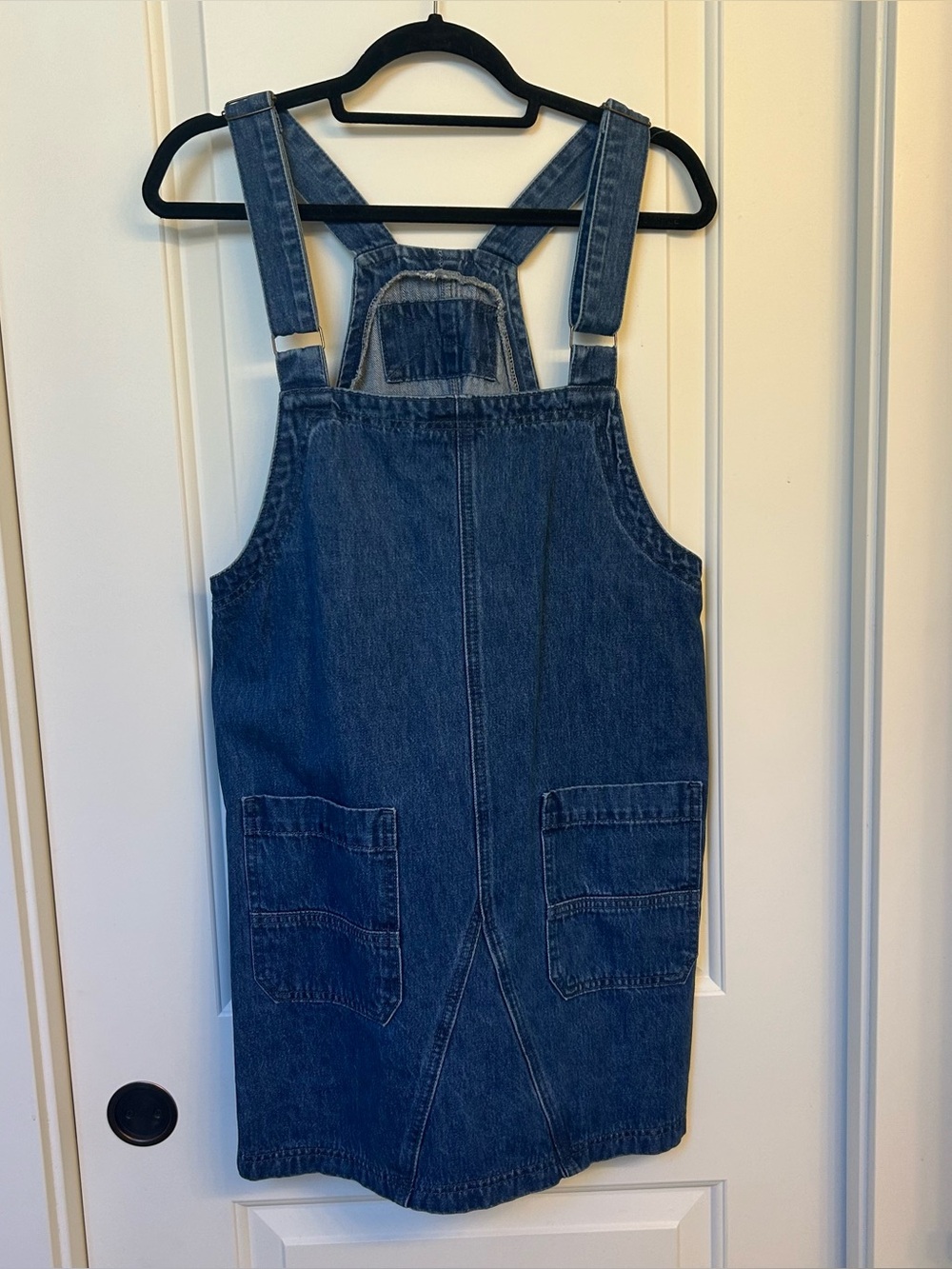 Denim Overall Pinafore Dress in Classic Blue 💙